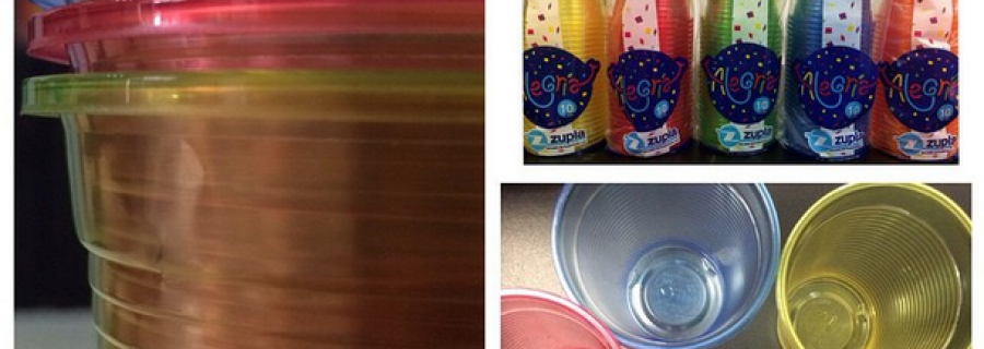 Alegría: nuevos vasos de colores